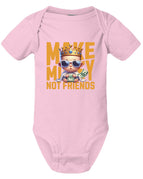 PINK / 0-3MOS / Rabbit Skins 4424 Infant Fine Jersey Bodysuit