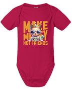 RED / 0-3MOS / Rabbit Skins 4424 Infant Fine Jersey Bodysuit