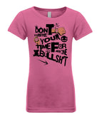 Raspberry / YXS / Next Level Apparel N3710 Girl's Princess T-Shirt