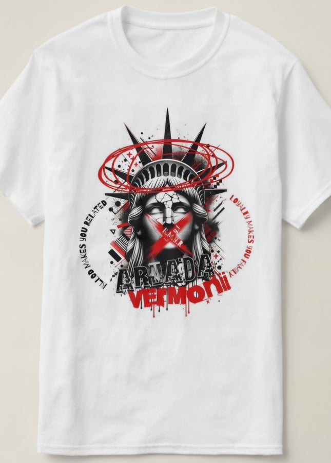 Kids White Liberty Tee